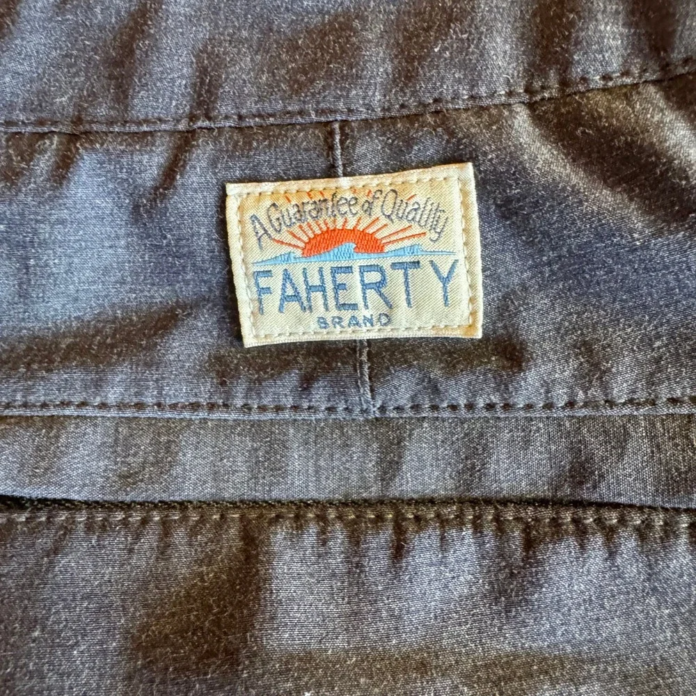 Faherty All Day Shorts Mens‎ 31 (32) Charcoal Grey Hybrid Swim Shorts 9